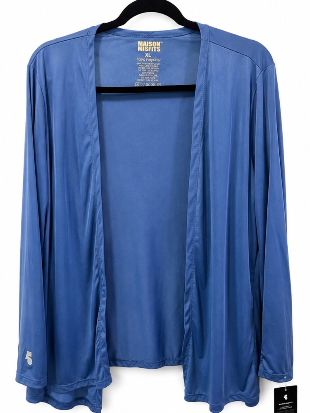 Maison Misfits 15 Women's XL Lightweight Summer Cardigan Rash Guard UPF 50+ NWT
